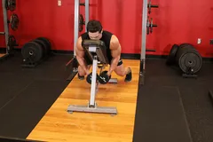 Dumbbell Lying Rear Lateral Raise