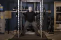 Squat explosif bandes inversées
