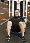 Bosu Ball Cable Crunch With Side Bends