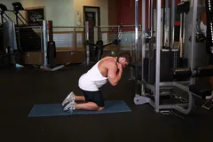 Crunch à la poulie