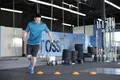Saut latéral une jambe