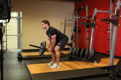 Bent Over Two-Arm Long Bar Row