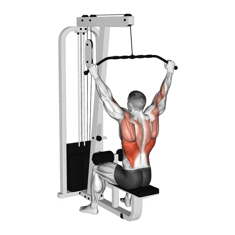 Wide-Grip Lat Pulldown