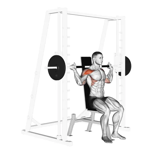 Développé nuque Smith machine