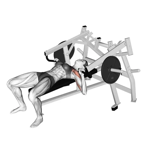 Développé couché à la machine