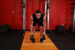 Two-Arm Kettlebell Row