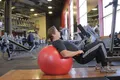 Pont hanche swiss ball