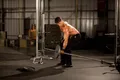Rowing barre longue un bras