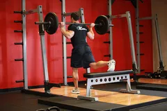 Squat barre une jambe