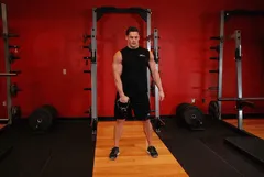 Arraché un bras kettlebell