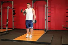 Curl biceps alterné aux haltères
