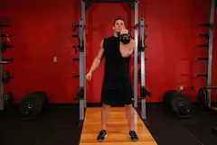 Développé Arnold kettlebell