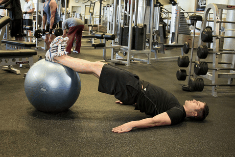 Leg curl sur ballon