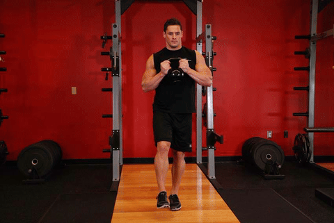Squat pistol kettlebell