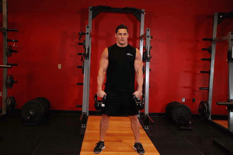 Arraché avec double kettlebell