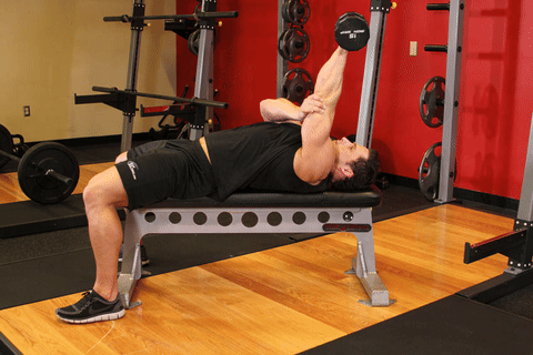 Extension triceps un bras haltère pronation