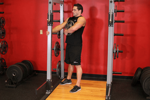 Sissy squat lesté
