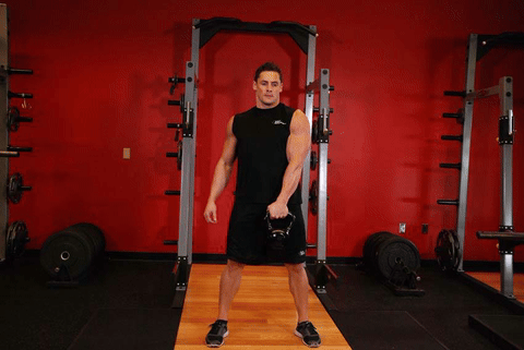 Swing un bras kettlebell