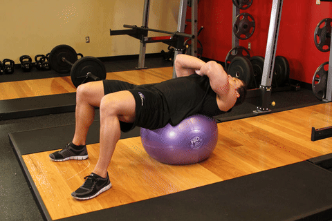 Crunch sur swiss ball