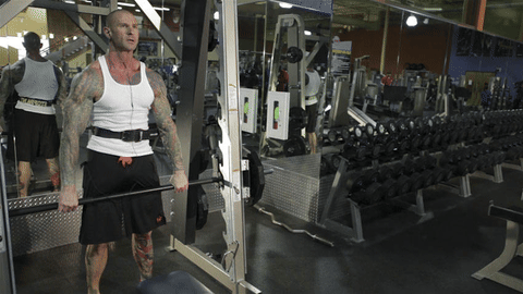 Power clean suspendu Smith