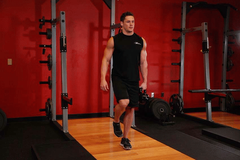 Soulevé de terre une jambe kettlebell