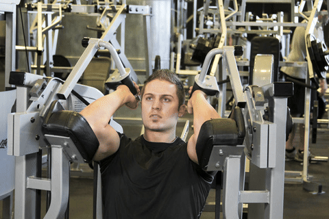 Extension triceps machine