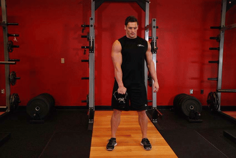 Arraché fendu un bras kettlebell