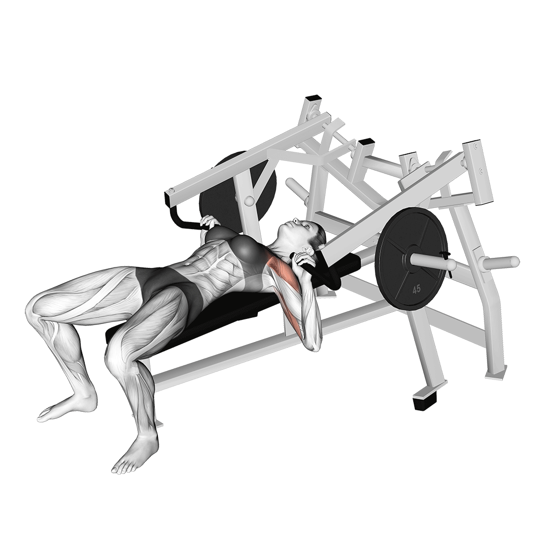 Développé couché à la machine